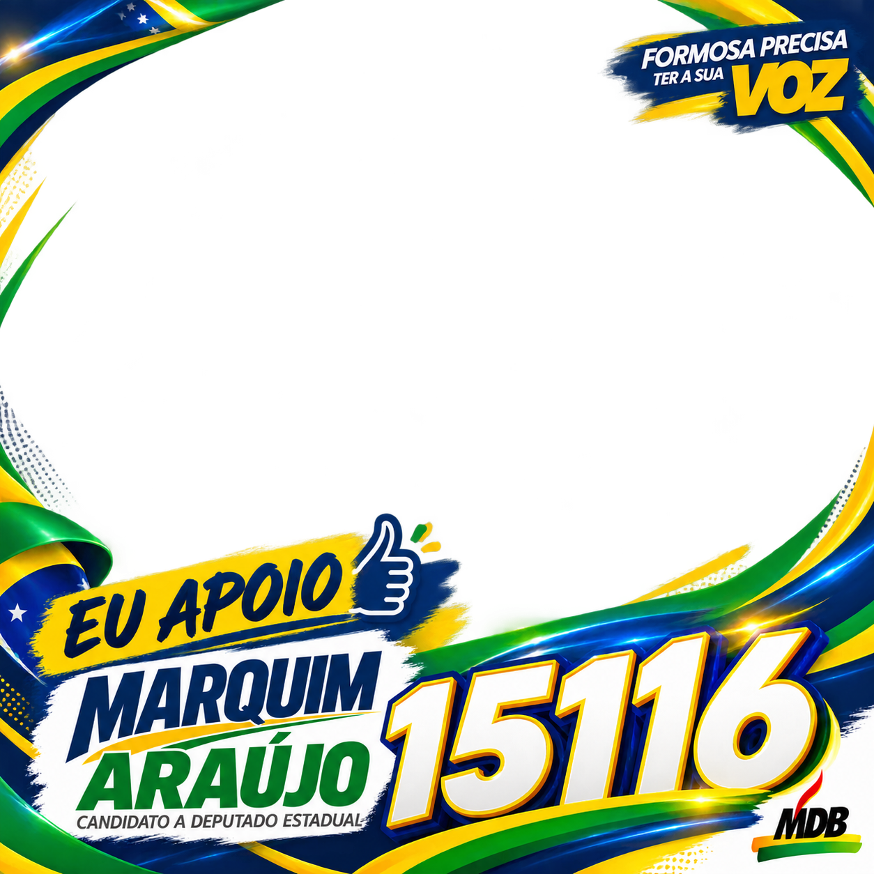 Eu apoio Marquim Araújo